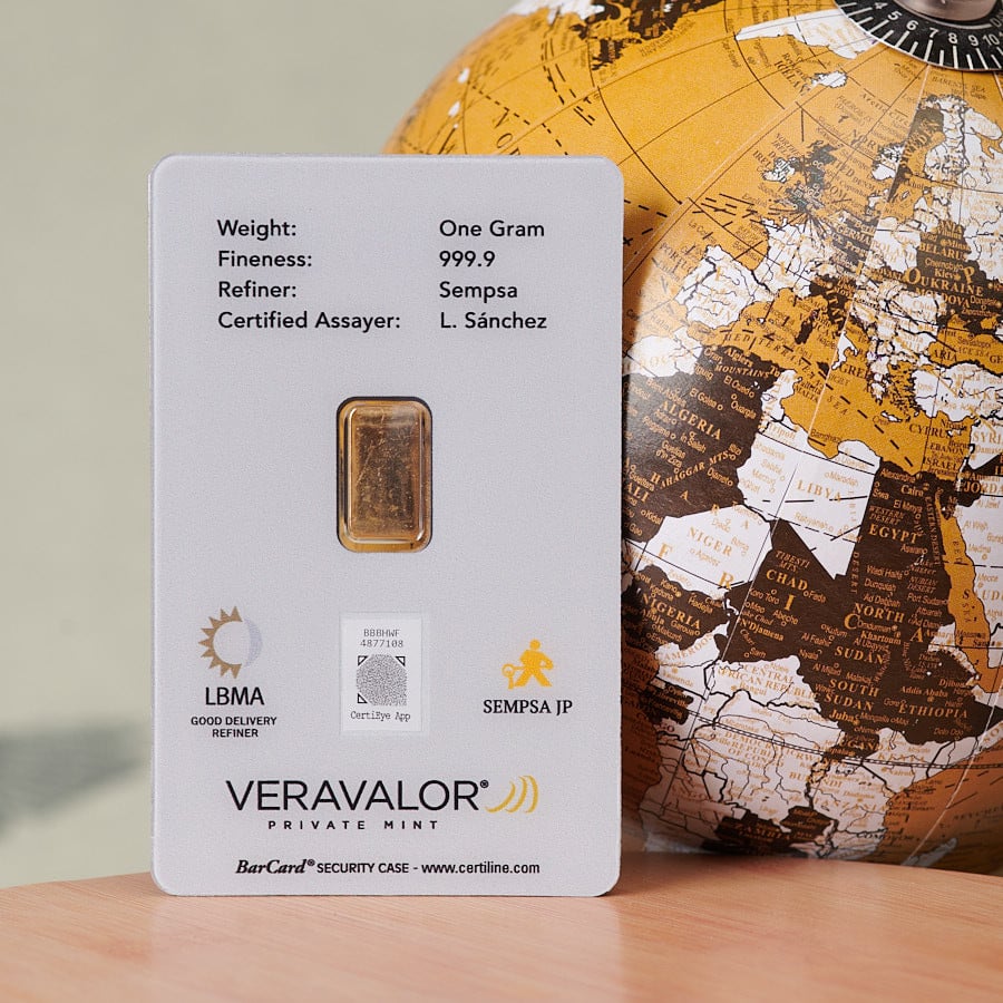 La Vera One - 1 gramme d'or pur