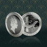 La Elizabeth II Gecko - 1 once Argent Millésime 2021