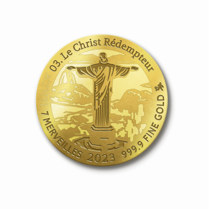 Christ the Redeemer - Gold coin