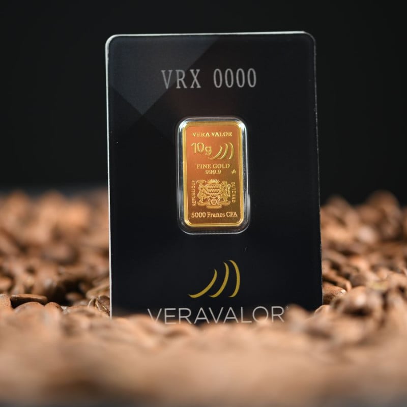VRX - pièce 10 grammes d'or pur VeraValor
