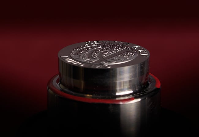 Coin die engraved for Vera Valor coins